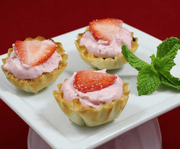 Phyllo Desserts Recipes | Strawberry Mascarpone Tartlets